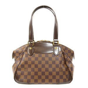 Louis Vuitton Verona PM Damier Ebene Brown Handbag Canvas